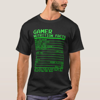 ゲーマー栄養ファクト男の子のための10代のギフトVideo Ga Tシャツ
