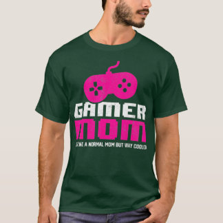 ゲーマー母ビデオゲームゲーミング愛好家マザープレーヤー Tシャツ