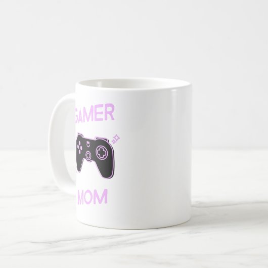 ゲーマー母 – ビデオゲームを愛するママCoffee Mug コーヒーマグカップ (正面左)