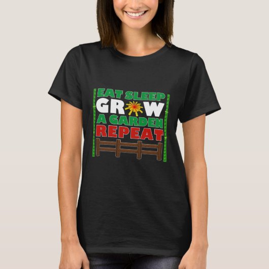ゲーマー流!庭仕事繰り返す1 Tシャツ (正面)