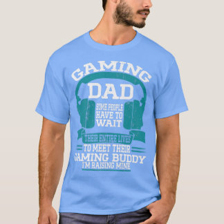 ゲーマー父の日ビデオゲおもしろいームゲーミングパパFr Tシャツ