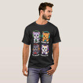 ゲーマー猫のペペペ ゲーム中は邪魔しないで Tシャツ (正面フル)