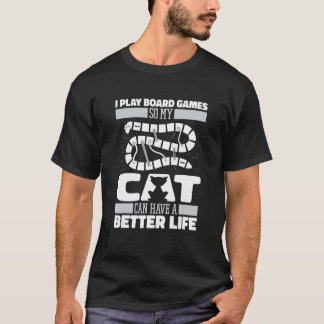 ゲーマー猫の幻想的なサイコロ ファミリー ゲーム  RPG ボードゲーム Tシャツ