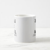 ゲーマー生まれの強制ゲームにパーソナライズ コーヒーマグカップ (中央)