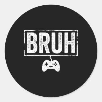 ゲーマー男子のためのおもしろいビデオゲーム ラウンドシール