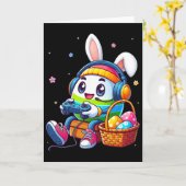 ゲーマー男子のための面白いイースターエッグプレイビデオゲーム カード (黄色い花)