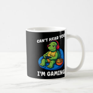 ゲーマー男子のための「ゲーム中につき声が聞こえません」Tシャツ コーヒーマグカップ