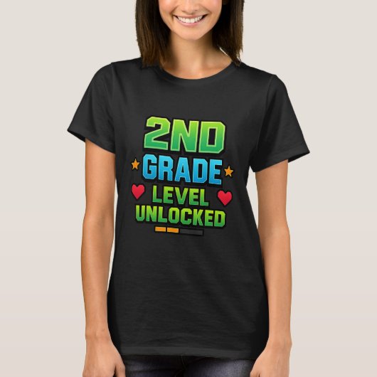 ゲーマー男子の2年生 2度目の初登校 Tシャツ (正面)