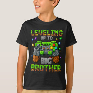 ゲーマー男子キッズのためのお兄ちゃんへのステップアップ Tシャツ