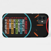 ゲーマー私の完璧な日の遊ビデオゲーム Case-Mate iPhoneケース (裏面(横))