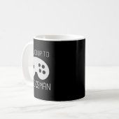 ゲーマー花婿レベルアップ実績のミーム コーヒーマグカップ (正面左)