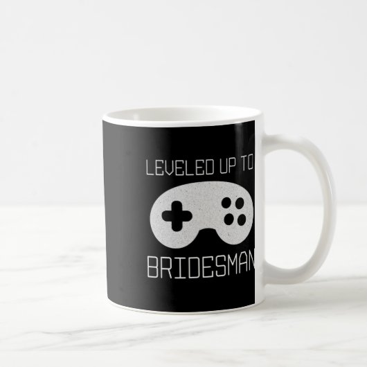 ゲーマー花婿レベルアップ実績のミーム コーヒーマグカップ (右)