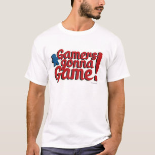 ゲーマー行くゲームおもしろいボードゲームのスローガン Tシャツ