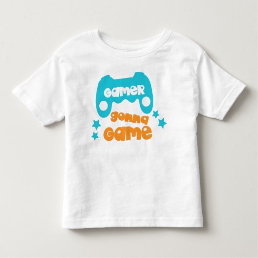ゲーマー行くゲーム,ビデオゲーム,ジョイスティック,ジョイパッド トドラーTシャツ (正面)