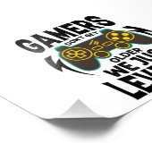 ゲーマー誕生日ギフト – ゲーマー歳を取らない フォトプリント            (角)