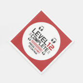 ゲーマー誕生日又は卒業 スタンダードランチョンナプキン (角)