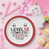 ゲーマー誕生日又は卒業 ペーパープレート (パーティー)