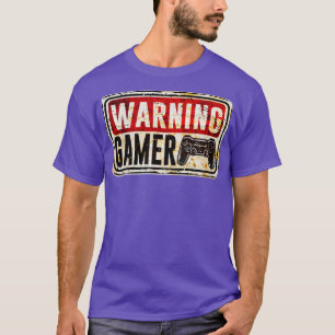 ゲーマー警告ズゲーマー Tシャツ