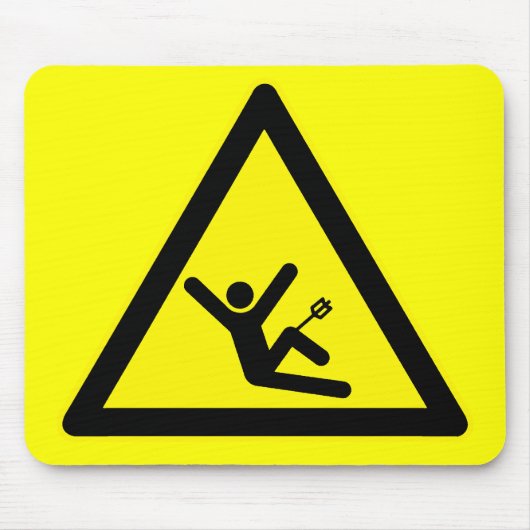 ゲーマー警告ズ マウスパッド (正面)