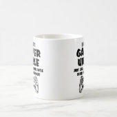 ゲーマー通常の叔父さんクール多 コーヒーマグカップ (中央)