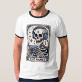 ゲーマー骸骨タロットカードTシャツ Tシャツ (正面)