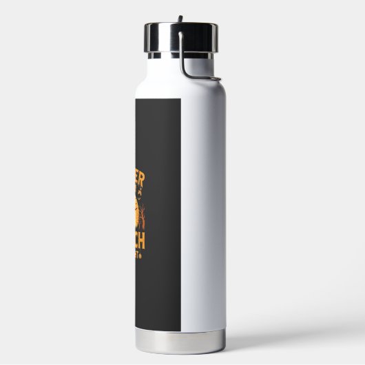 ゲーマー魔女ハロウィンゲームデザイン ウォーターボトル (左面)