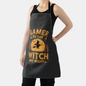 ゲーマー魔女ハロウィンゲームデザイン エプロン (インサイチュ)