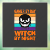 ゲーマー魔女ハロウィンリトロスカル ウィンドウサイン (シート3)