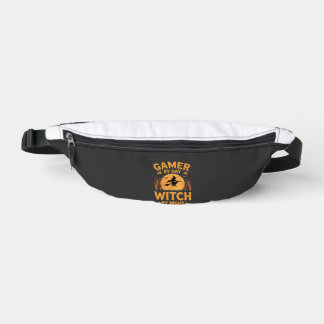 ゲーマー魔女ハロウィーンゲームデザイン ファニーパック