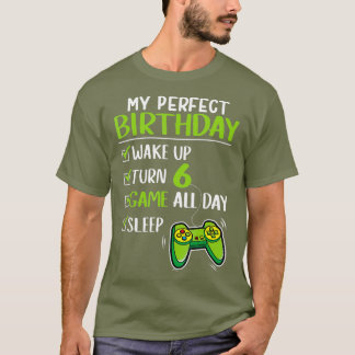 ゲーマー6th誕生日ゲーム6歳Perfect Tシャツ