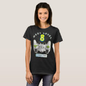 ゲーマー8誕生日次レベル8ゲームコントローラーBo Tシャツ (正面フル)