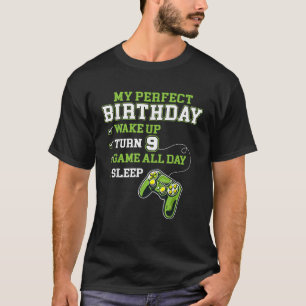 ゲーマー9誕生日ボーイズ9歳パーフェクトゲーム Tシャツ