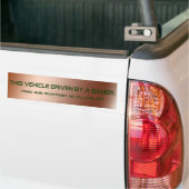 "ゲーマー"のによって運転されてバンパーステッカー バンパーステッカー (トラック上)