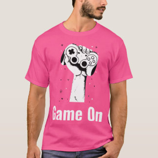 ゲーマー オン ゲーマー ビデオ ゲーム コントローラー レトロ Tシャツ