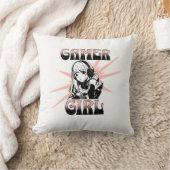 ゲーマー・ガール |ゲーム クッション (ブランケット)