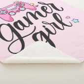 ゲーマー・ガール シェルパブランケット (3/4)