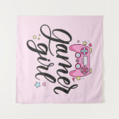 ゲーマー・ガール タペストリー (正面(横))