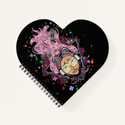 ゲーマー・ガール ノートブック (正面)