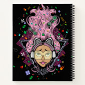 ゲーマー・ガール ノートブック (裏面)