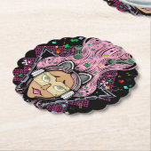 ゲーマー・ガール ペーパーコースター (アングル)