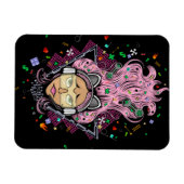 ゲーマー・ガール マグネット (横)