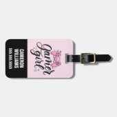 ゲーマー・ガール ラゲッジタグ (正面横)