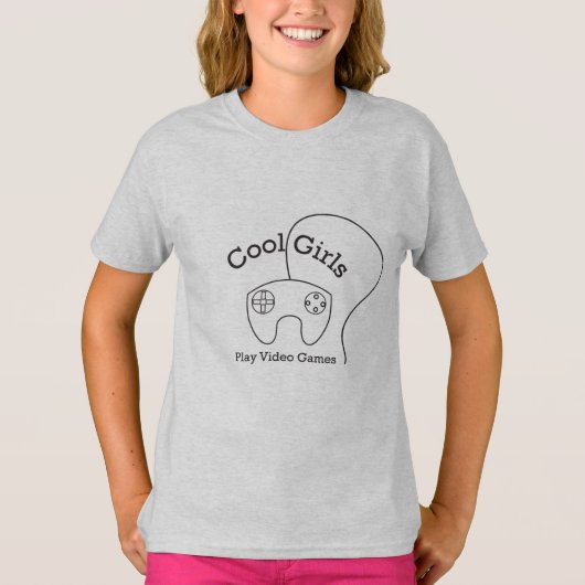 ゲーマー・ガール Tシャツ (正面)