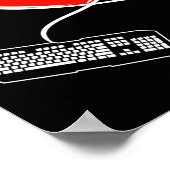 ゲーマー キーボード&マウス ビデオゲーム ハート ゲーミング L ポスター (角)