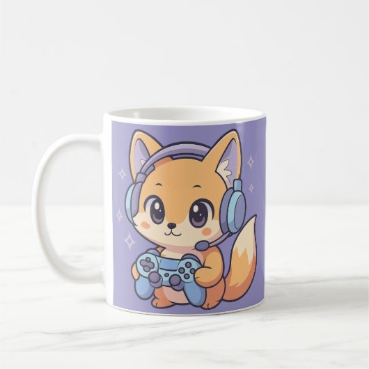 ゲーマー&ギフトファン向けのかわいいアニメコーヒーカップ コーヒーマグカップ (左)