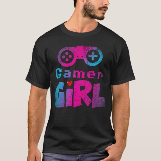 ゲーマー ギフト ゲーム ガール eスポーツ ゲーミング ビデオゲーム好き tシャツ (正面)