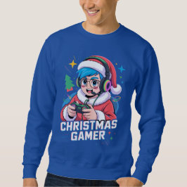 ゲーマー クリスマス ギフト クール キッズ ホリデー ゲーマー スウェットシャツ