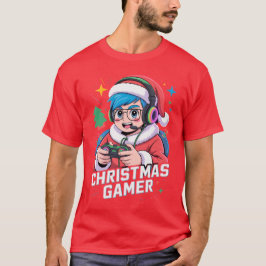 ゲーマー クリスマス ギフト クール キッズ ホリデー ゲーマー Tシャツ