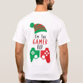 🎮 ゲーマー クリスマスTシャツ – おもしろい ホリデー ゲーム Tシャツ (裏面)