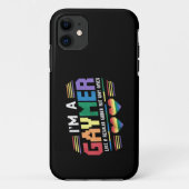 ゲーマー ゲーマーなんだけどもっとゲイなだけ Case-Mate iPhoneケース (裏面)